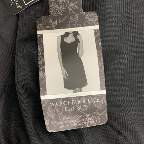 Kathy Ireland Intimate Full Slip Lace Details - Picture 6 of 9